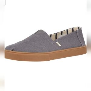 TOMS Alpargata Morning Dove Heritage Canvas Shoes. Size 10